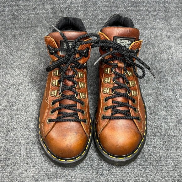 Dr. Martens Teak Safety Boots‎ Made in England  Men\'s 6 Brown Leather Steel Toe main image 14